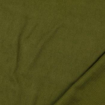 Viskose Leinen Stretch - uni, olive